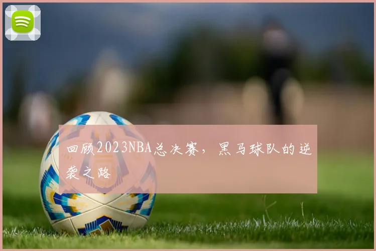 回顾2023NBA总决赛,黑马球队的逆袭之路